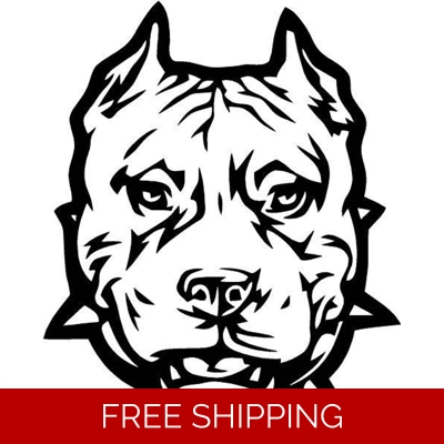 pitbull dog Pet Die Cut Vinyl Decal sticker pitbull dog Pet Die Cut Vinyl Decal sticker